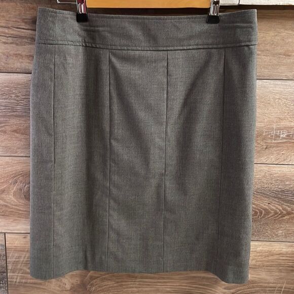 Nue Options Dresses & Skirts - Nue Options Women’s Straight Pencil Skirt Side Zip Back Pockets Gray Size 10P